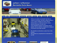 Tablet Screenshot of barchettaparts.nl